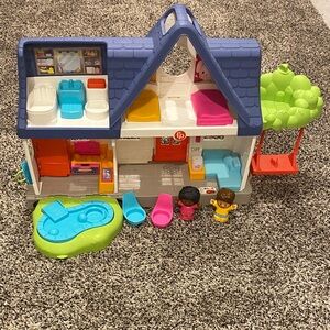 Fisher-Price Little People Toddler Learning Toy Friends Together Play House